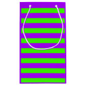 Electric Psychedelic Paarse en Harlequin Groen Klein Cadeauzakje (Achterkant)