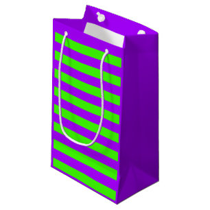 Electric Psychedelic Paarse en Harlequin Groen Klein Cadeauzakje