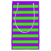 Electric Psychedelic Paarse en Harlequin Groen Klein Cadeauzakje (Voorkant)