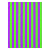 Electric Psychedelic Paarse en Harlequin Groen Tafelkleed (Voorkant)