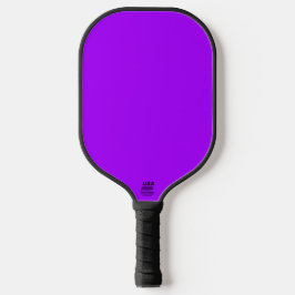 Electric Psychedelic Paarse Stevige Kleur Pickleball Paddle