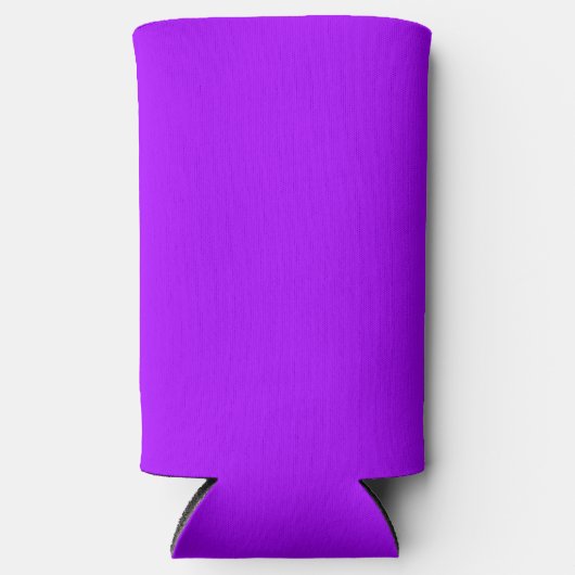 Electric Psychedelic Paarse Stevige Kleur Seltzer Blikjeskoeler (Voorkant)