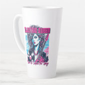 Electric Queen - Geboren om het podium te verleide Latte Mok (Linkerhoek)