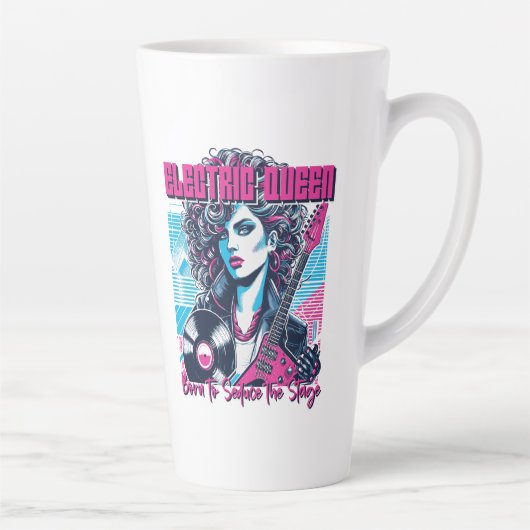 Electric Queen - Geboren om het podium te verleide Latte Mok (Rechts)