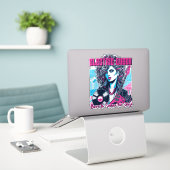 Electric Queen - Geboren om het podium te verleide Sticker (Laptop op bureau)