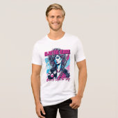 Electric Queen - Geboren om het podium te verleide Tri-Blend Shirt (Voorkant volledig)
