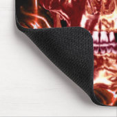 Electric Red Chrome Skull-Muismat Muismat (Hoek)