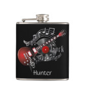 Electric Red Rock Guitar - Black Heupfles (Voorkant)