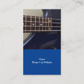 Electric Rock Guitar Visitekaartje (Achterkant)