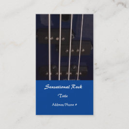 Electric Rock Guitar Visitekaartje