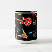 Electric Rock Guiters Tweekleurige Koffiemok (Center)