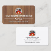 Electric Saw Home On Wood Handyman Tools Visitekaartje (Voorkant / Achterkant)