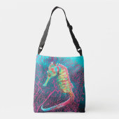 Electric Seahorse Crossbody Bag Crossbody Tas (Achterkant)