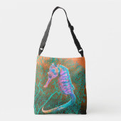 Electric Seahorse Crossbody Bag Tas (Achterkant)