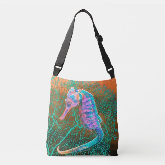 Electric Seahorse Crossbody Bag Tas (Voorkant)