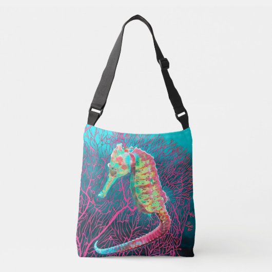 Electric Seahorse Crossbody Bag Tas (Voorkant)