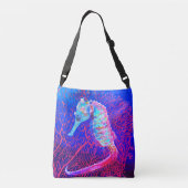 Electric Seahorse Crossbody Bag Tas (Achterkant)
