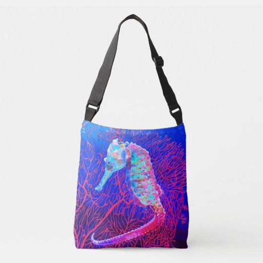 Electric Seahorse Crossbody Bag Tas (Voorkant)
