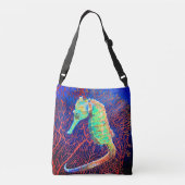 Electric Seahorse Crossbody Bag Tas (Achterkant)