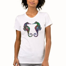 Electric Seahorse Dames Shirt
