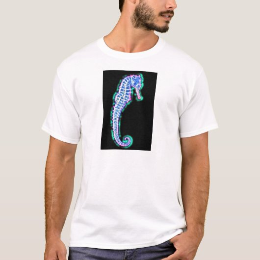 Electric Seahorse T-shirt (Voorkant)