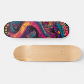 Electric Serpent Graffiti Art – Limited Edition Persoonlijk Skateboard (Horizontaal)