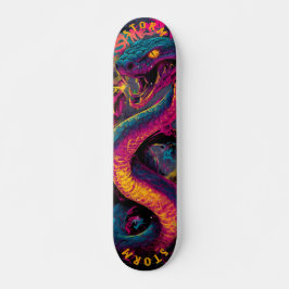 Electric Serpent Graffiti Art – Limited Edition Persoonlijk Skateboard