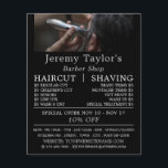 Electric Shave, Mannen Barbers Adverteren Flyer<br><div class="desc">Elektrisch hebben de Mannen Barbers broers Adverteren door de Visitekaartje winkel.</div>