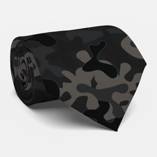 Electric Signature Camo Stropdas (Opgerold)