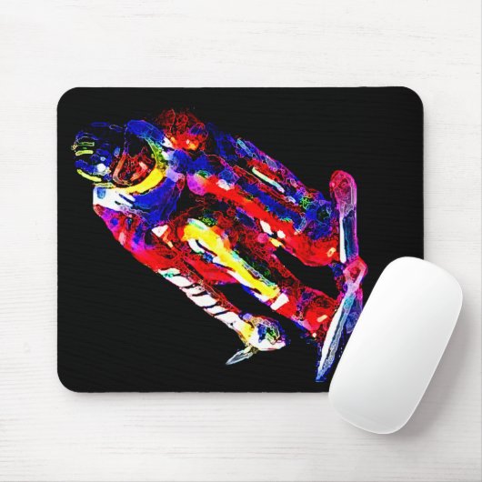 Electric Skier 03 Muismat (Met muis)