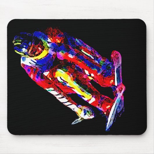 Electric Skier 03 Muismat (Voorkant)