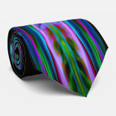 Electric Spectrum Art Tie Stropdas (Opgerold)