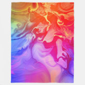 Electric Spectrum in Motion Fleece Deken (Voorkant)