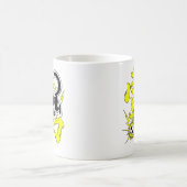 Electric Thunder Cat Soccer Gift for Gamers & Anim Koffiemok (Center)