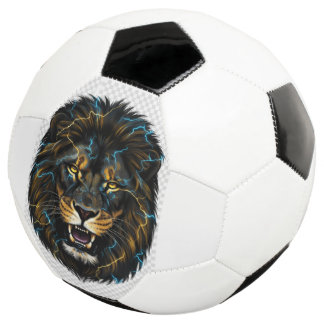 Electric Thunder Lion Soccer Ball Voetbal