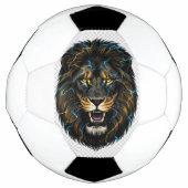 Electric Thunder Lion Soccer Ball Voetbal (Voorkant)