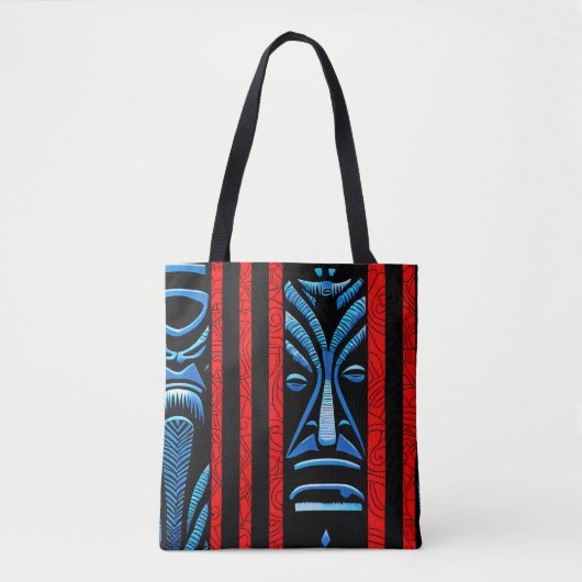 Electric Tiki Tote Bag (Voorkant)