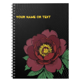 Electric Tree Peony: The Pop-Art Delavay Notitieboek