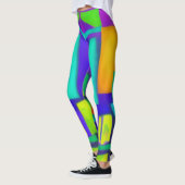 Electric Vibes droomt van stijlvolle  Abstracte ku Leggings (Links)