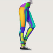 Electric Vibes droomt van stijlvolle  Abstracte ku Leggings (Rechts)