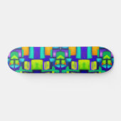 Electric Vibes droomt van stijlvolle  Abstracte ku Persoonlijk Skateboard (Horizontaal)