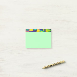 Electric Vibes droomt van stijlvolle Abstracte ku Post-it® Notes