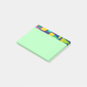 Electric Vibes droomt van stijlvolle Abstracte ku Post-it® Notes (Schuin)