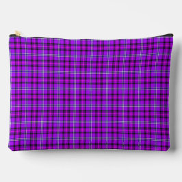 Electric Violet and Fuchsia Plaid Purple Pink Etui