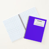 Electric Violet spiraal Notitieboek (Binnen)