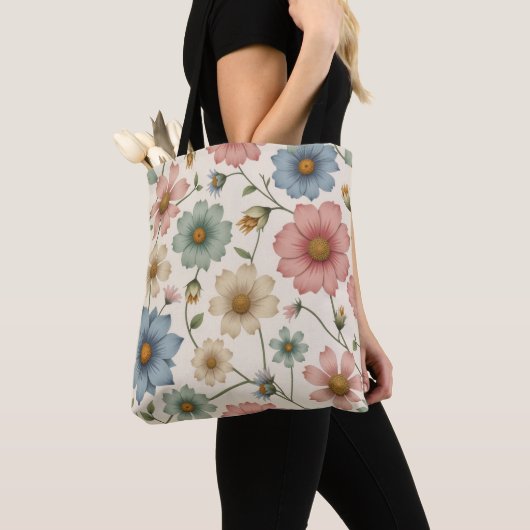 Electric Works™ Bloemendraagtas Tote Bag (Dichtbij)