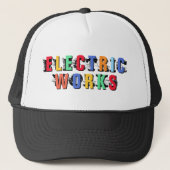 Electric Works™ Messed Up Trucker Hat Pet (Voorkant)