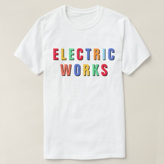 Electric Works™ T-Shirt (Design voorkant)