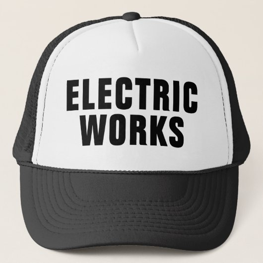 Electric Works™ Trucker Hat Trucker Pet (Voorkant)