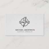 Electrical Contractor Electrician Professional Visitekaartje (Voorkant)